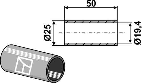 Reduction bush for top hook balls