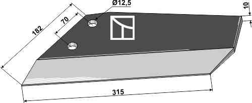Replacement wings - left