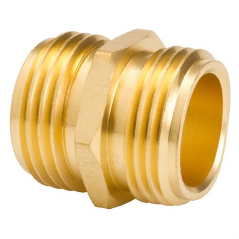 Fitting - hose 3/4m x 3/4m