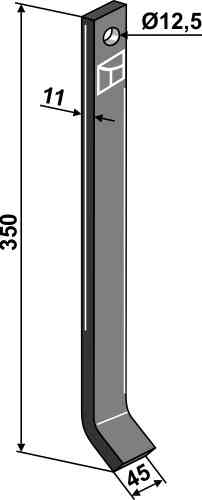 Scraper fitting for Dometal STD2014