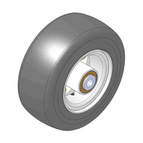 Wheel assy - foam filled 8X3.5-4SM 137-5529 Wheel assy - foam filled 8X3.5-4SM 137-5529