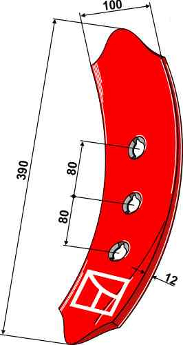 Point - left fitting for Landsberg 965.50.066.1