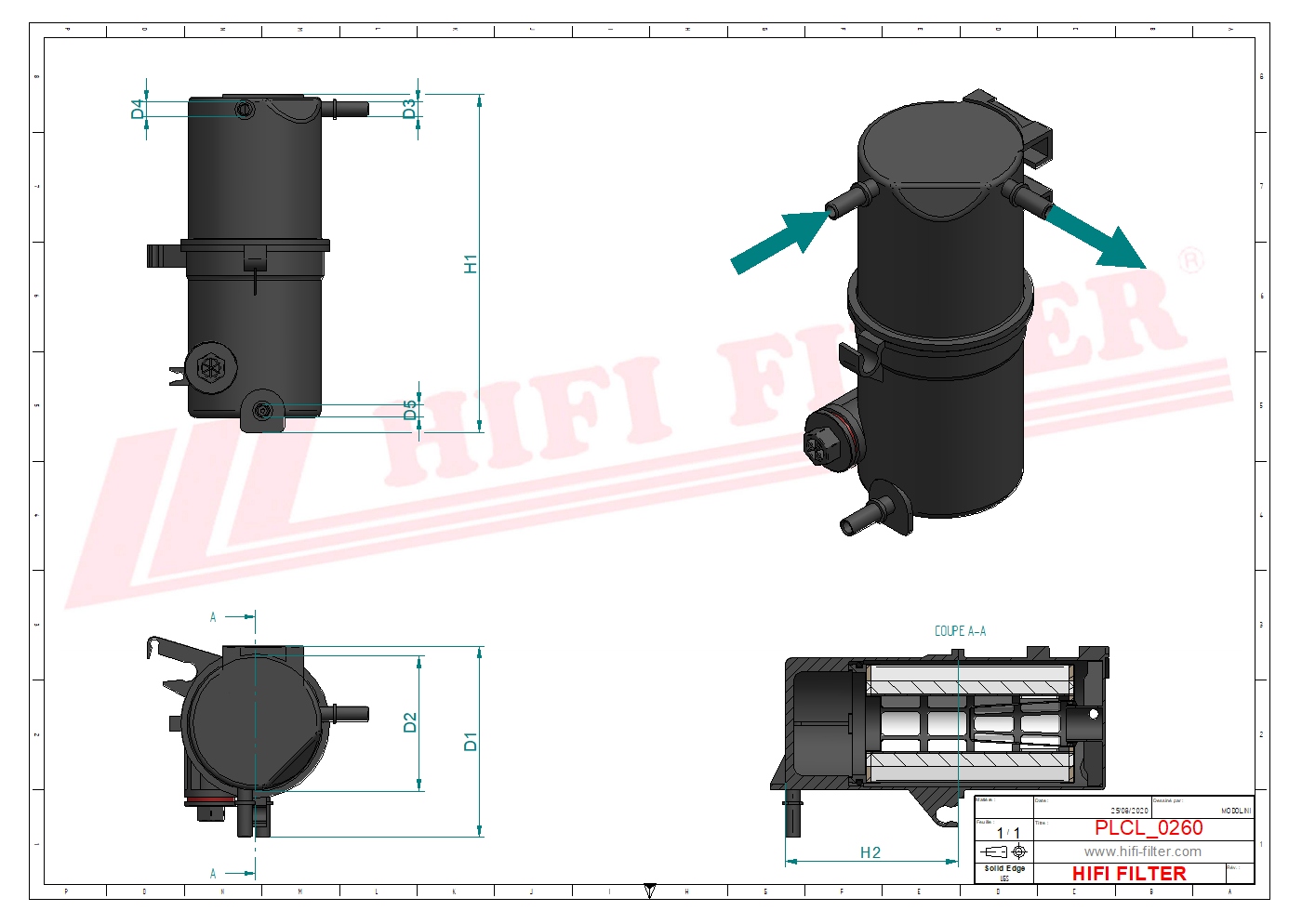 Fuel filter passend voor mann wk 10034 z