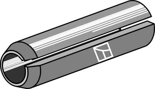 Clamping pin - Ø8x50