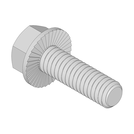 Bolt - 3/8-16 x 1 hx hd fl