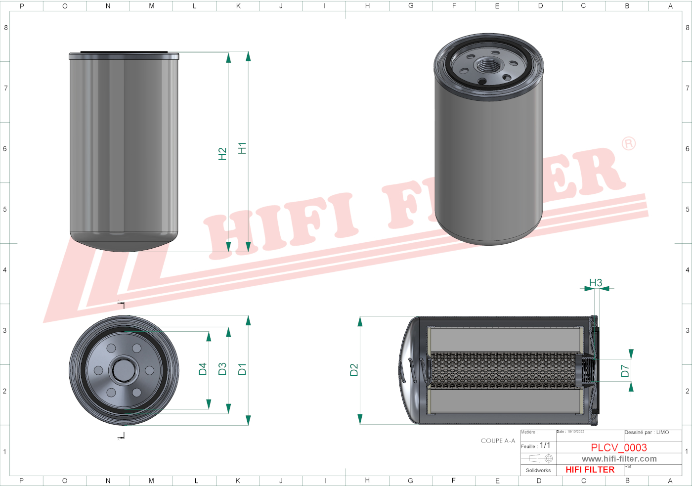 Fuel filter passend voor mann wk 11055