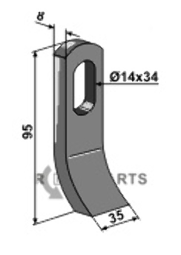 RDM Parts Spindel egnet til Noremat 103051