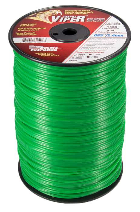 Trimmer line viper™ round green .095" / 2.4mm