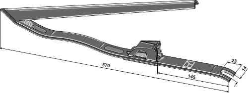 Crops lifter AS127 fitting for Massey Ferguson S77816