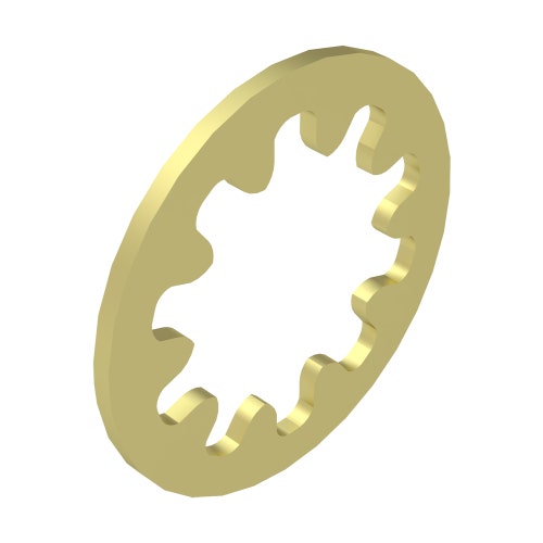Washer - lock 3/8 zinc internal tooth