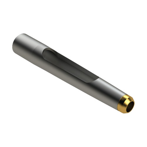 Legierung hohl Seite-Auswurf Zinken mit Hartmetall Spitze - .750mt x 4.750l x .525od