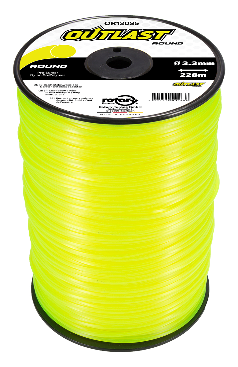 Trimmerline Outlast .130"/3.3mm 228m Rond Large Spool