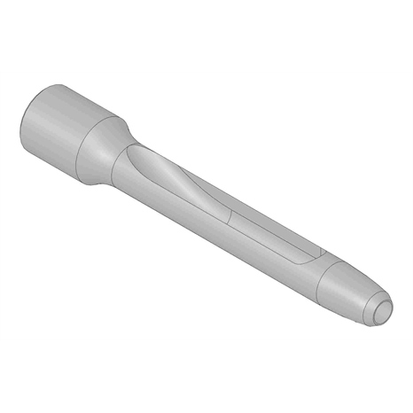 Alloy machined side-eject tine - .750mt x 4.750l x .450od