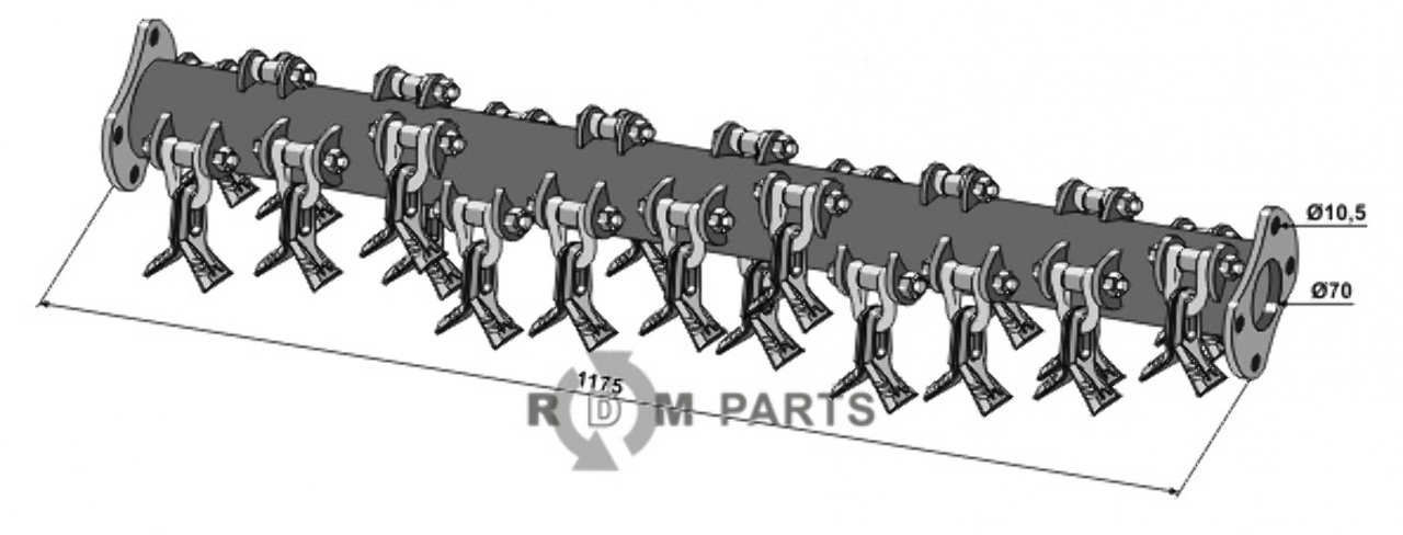 RDM Parts Messerwelle geeignet für S.M.A. X1006