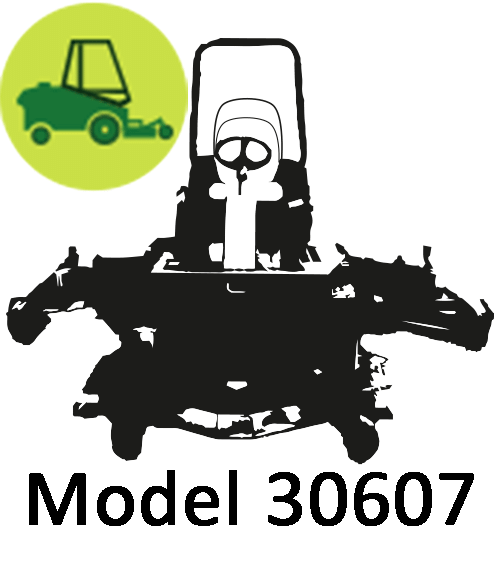 Toro rotorplæneklippere Groundsmaster 4010d - model 30607 kabinedele dele