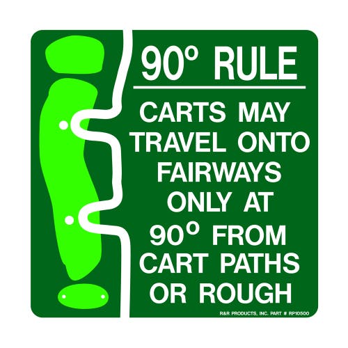 Decal - 90-deg rule decal set/50