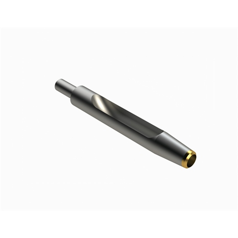 Alloy machined side-eject tine with carbide tip - .375mt x 5.000l x .545od