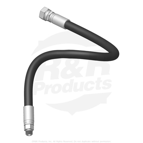 Hydraulic hose assy - return 29.25 in