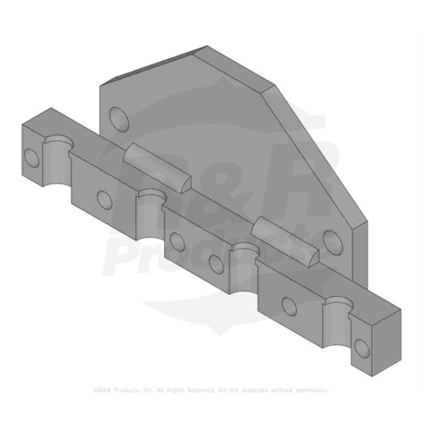 Holder - tine 4 x 3/4 mt