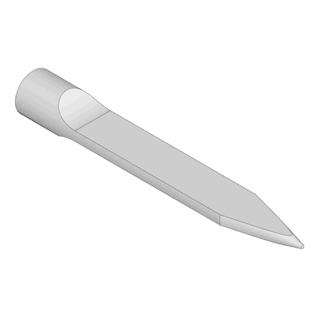 Slicing knife tine - .750mt x 5.500l Slicing knife tine - .750mt x 5.500l