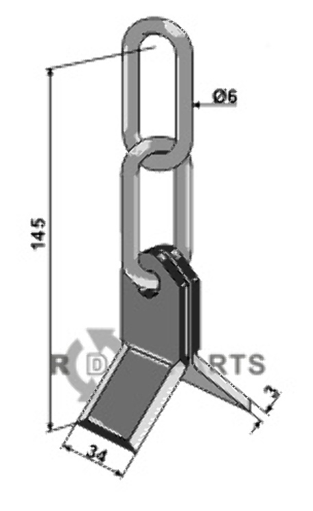 RDM Parts Y-Schlegelsatz geeignet für Lipco 601256