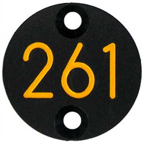 Sprinkler cap yardage marker - 1 number