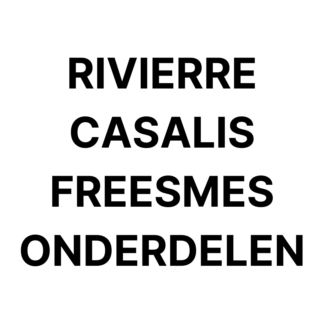 Rivierre Casalis freesmes onderdelen