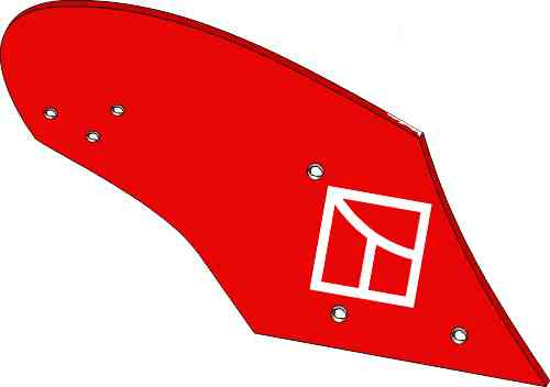 Moldboard Agrator 12“ - 14“ - right fitting for Kverneland KK053226