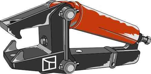 Stone disengaging mechanism