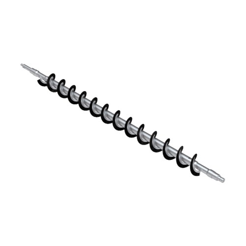 Shaft assy - rear roller brush - 2 in keyed