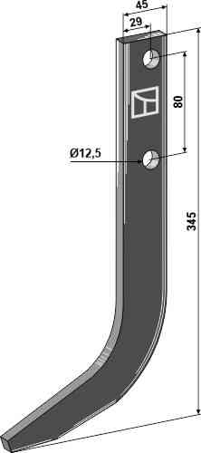 Row cutter hook