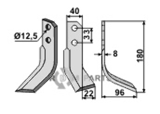 Blade right model