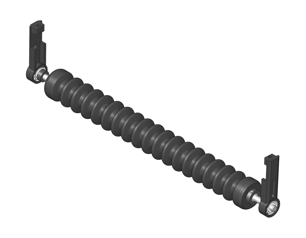 Minuteman rear grooved roller system