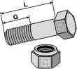 Schraube mit sicherungsmutter - m8x1x30 - 10.9 30-830