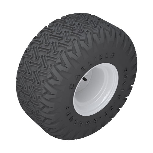 Pneu e roda - 20x10.00-8 nhs (4 camadas) Carlisle Turf Trac r/s