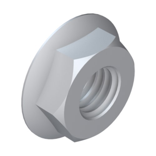 Nut - flanged whiz - 3/8-16