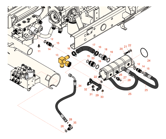 Hydraulic pump parts suitable for your Toro Groundsmaster 4300-D