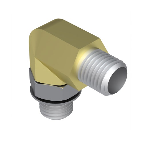 Hydraulic fitting - 90 deg