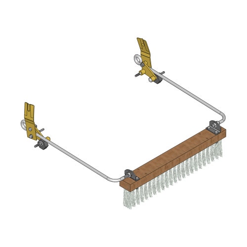 Push brush attachment - 22 in
