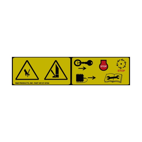Decal- warning Decal- warning
