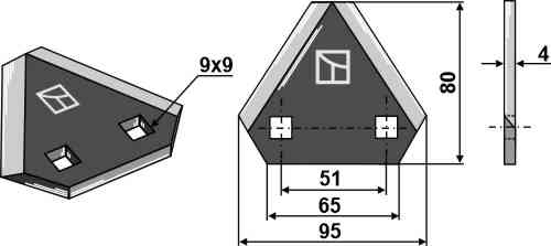 Food mixer knive Food mixer knive