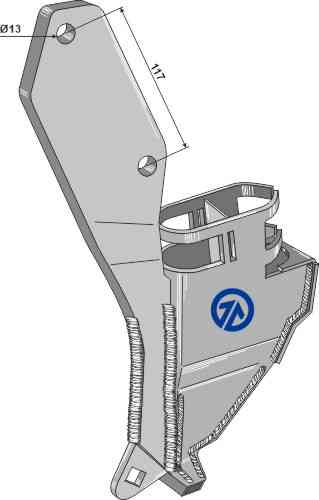 Holder - left model