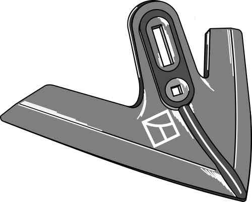 Sweep share, deflected wrought construction fitting for Kverneland KW90190 Sweep share, deflected wrought construction fitting for Kverneland KW90190