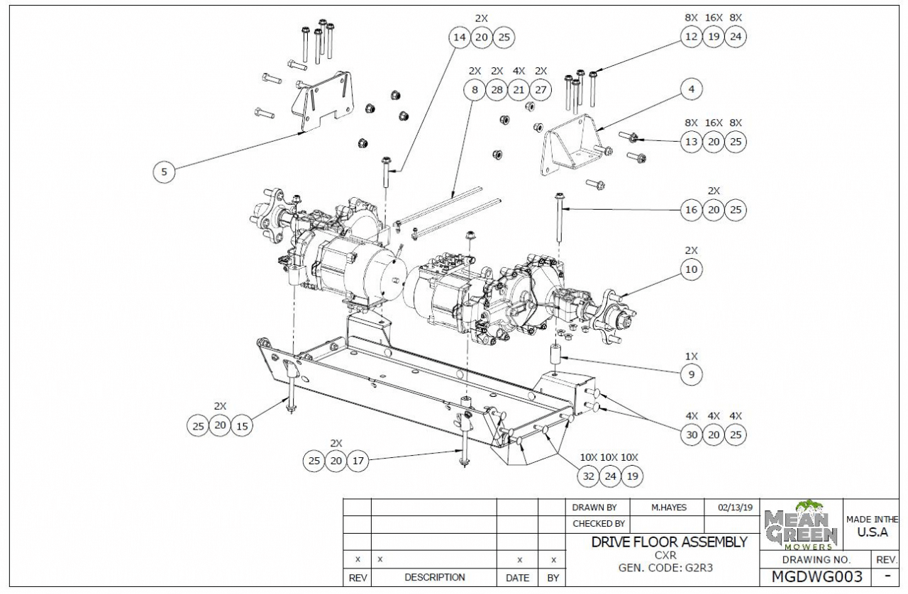 Drive Floor Assembly 2