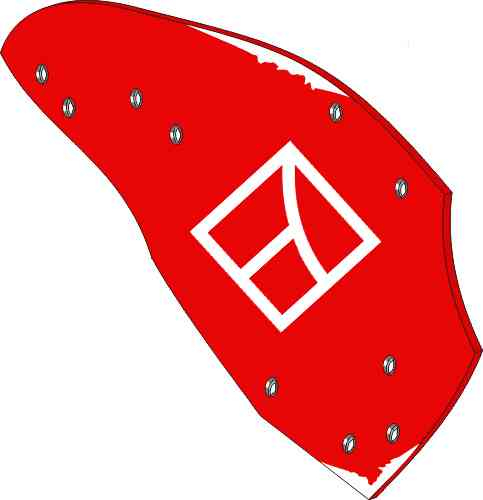 Moldboard - 12“ - right fitting for Kverneland KK063263