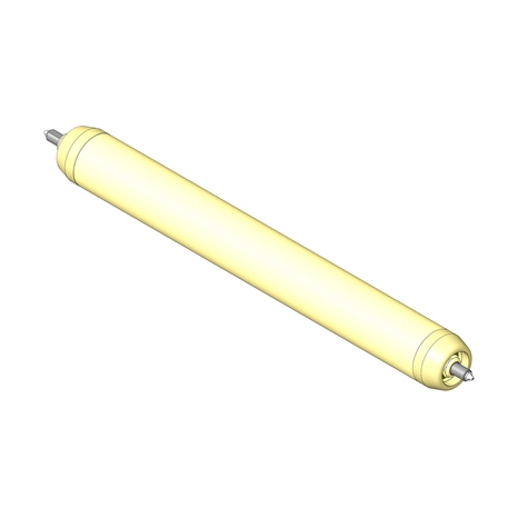Roller - smooth heavy duty tubular steel - 26