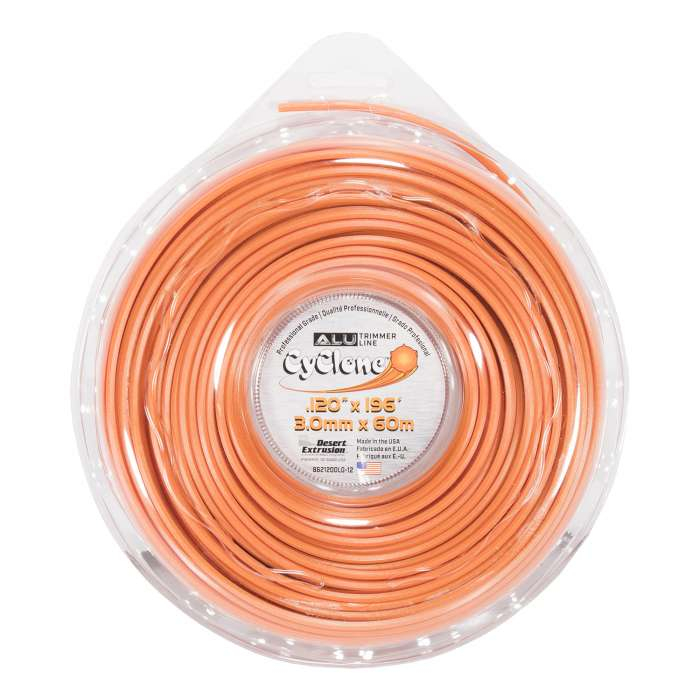Trimmer line desert cyclone alu - large donut orange .120" / 3,0 mm 196' / 60 m