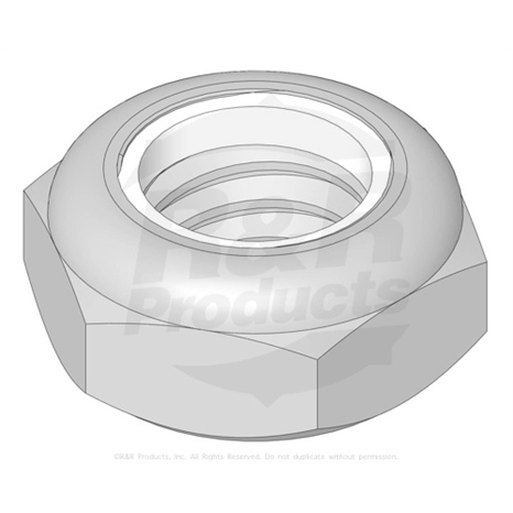 Locknut - 3/8-16 nylon jam