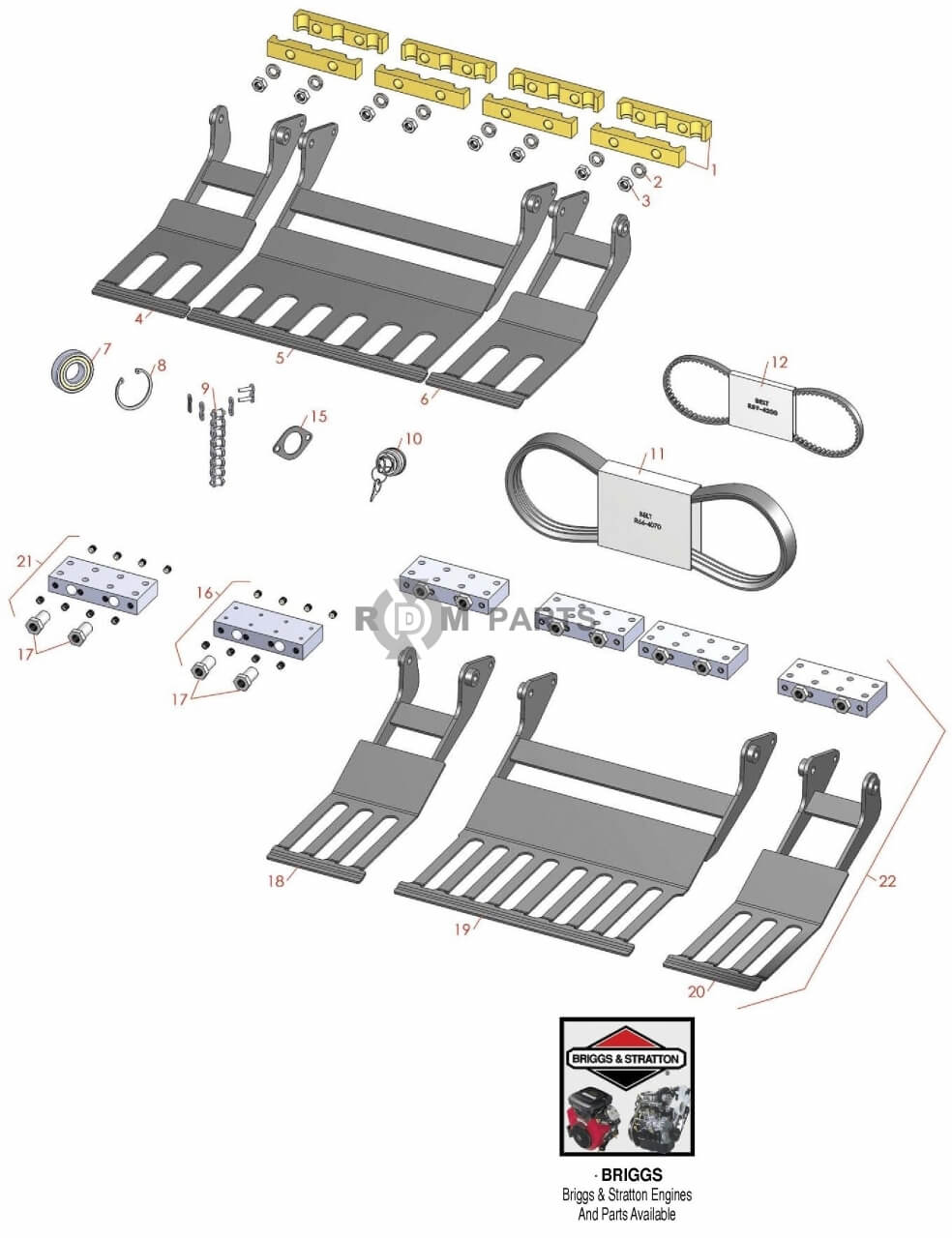 Replacement parts for Toro Greens Aerator Parts