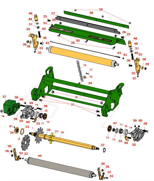 John Deere 3235C Reel Mower Medium Verti-Cut Unit